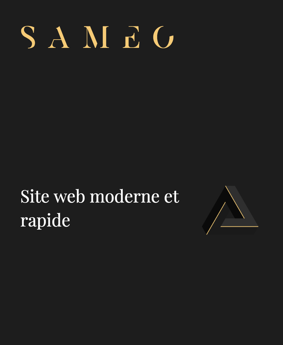 Création rapide de Site Web moderne